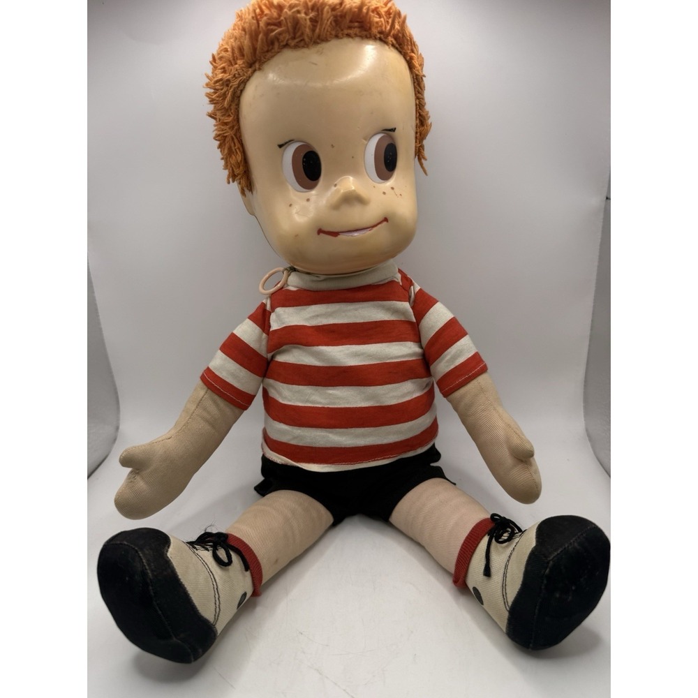 Vintage 1960 Matty The Mascot Talking Mattel Yacker Plush Doll